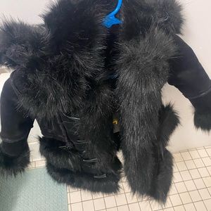 Toddler shearling coat
